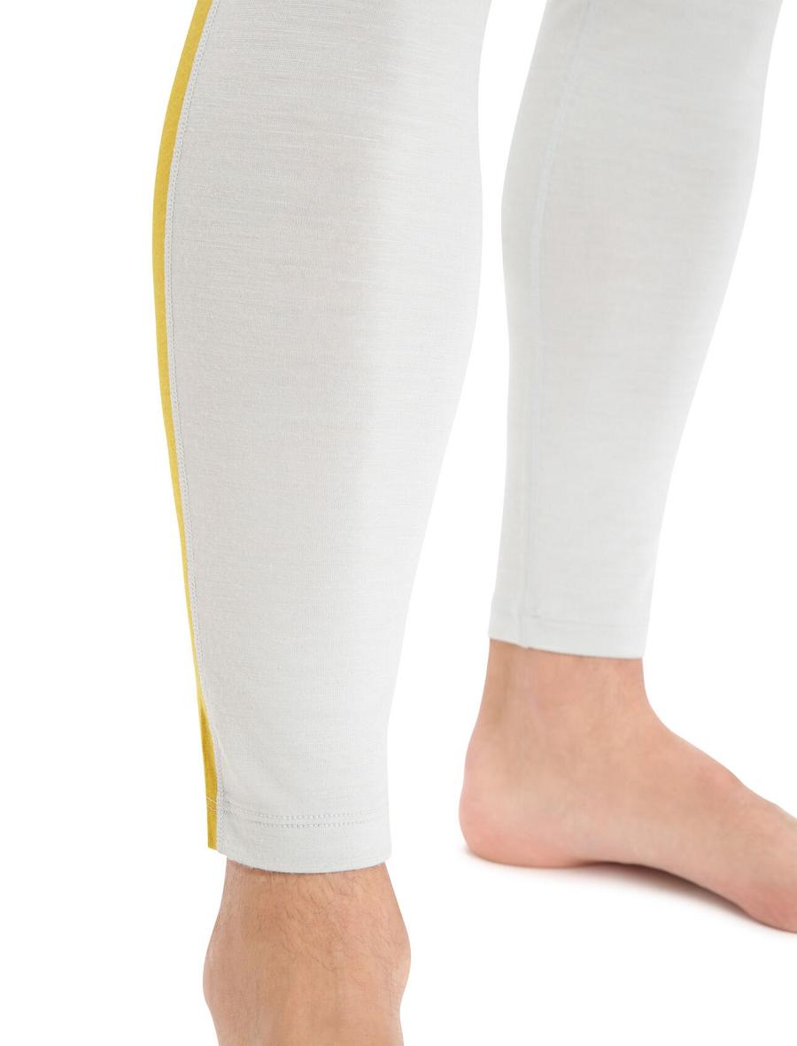 Icebreaker Merino 200 Sonebula Thermal Férfi Leggings Arany | HU 1127UZGT